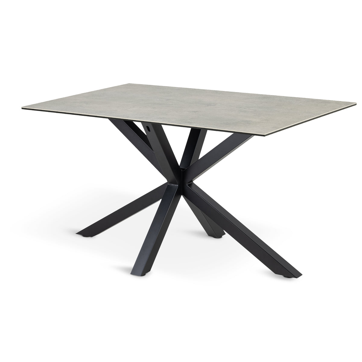 Oryss Dining Table 135x80 cm, Modern Style – Light Ash Grey