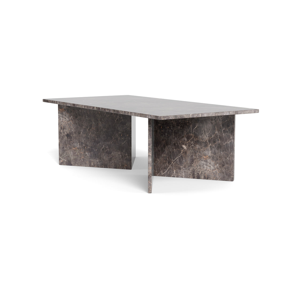 Plaris Coffee Table 140x42 cm, Elegant Style – Dark Marble