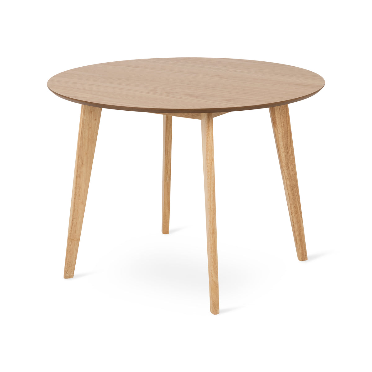 Krel Round Dining Table 105x76 cm, Scandinavian Style – Light Oak