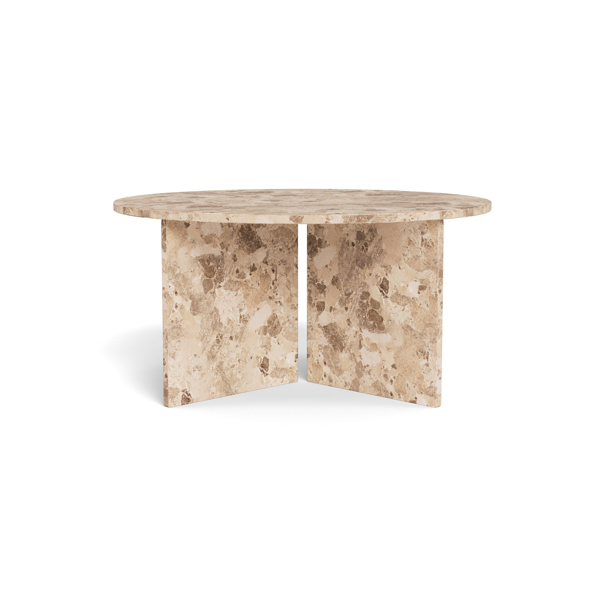 Plaris Round Coffee Table Ø90 cm, Elegant Style – front view