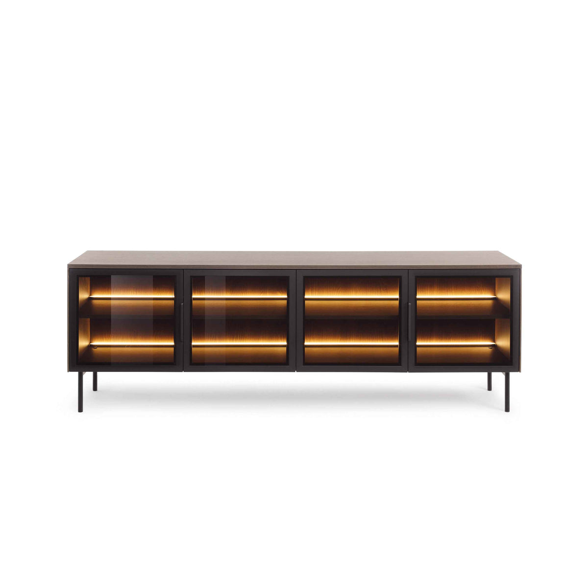Lummer TV Unit 181x62, Modern Style – front view