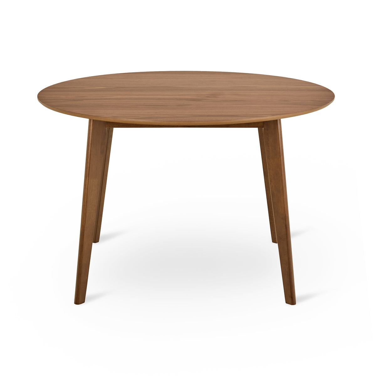 Krel Round Dining Table 120x76 cm, Japandi Style – front view
