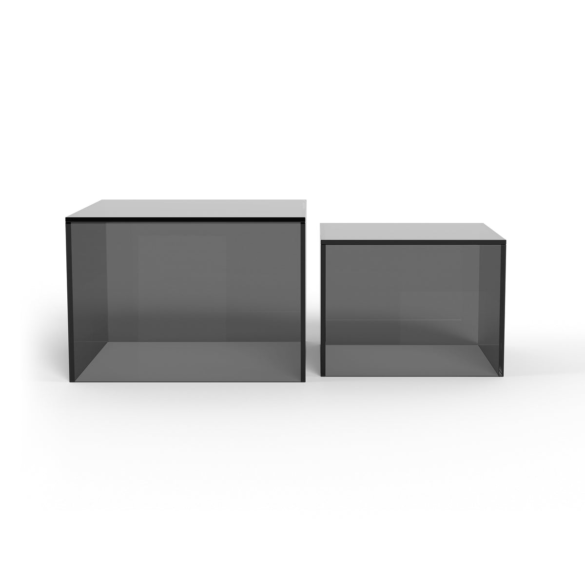 Quadrato Set of Two Coffee Tables, Modern Style – front view