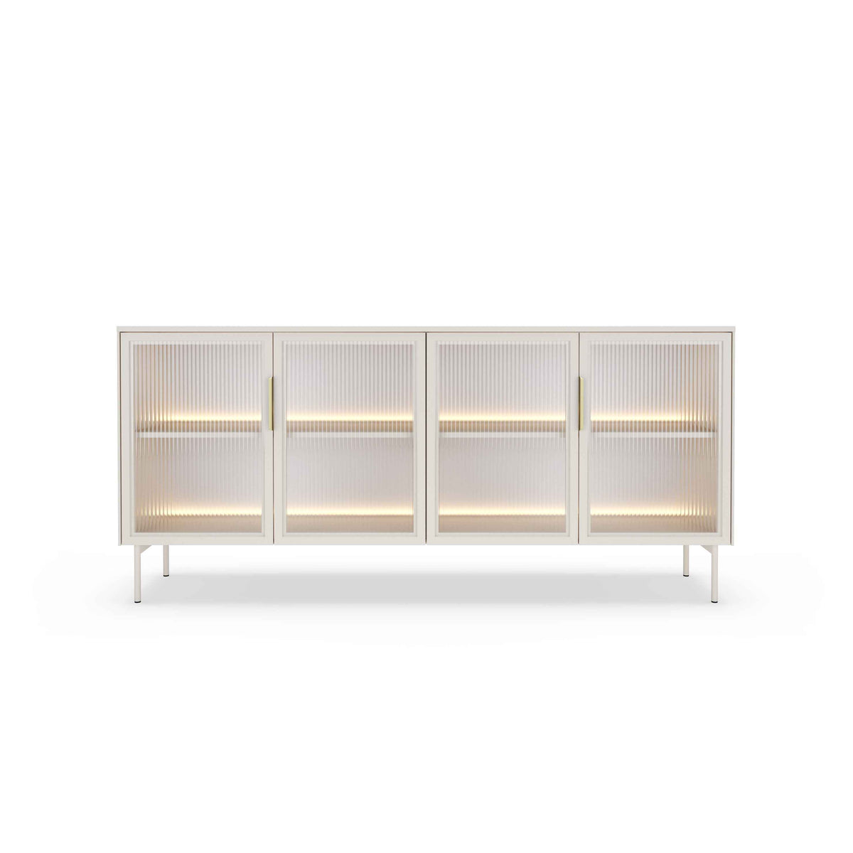 Lummer Sideboard with Doors 181x83, Elegant Style – front view