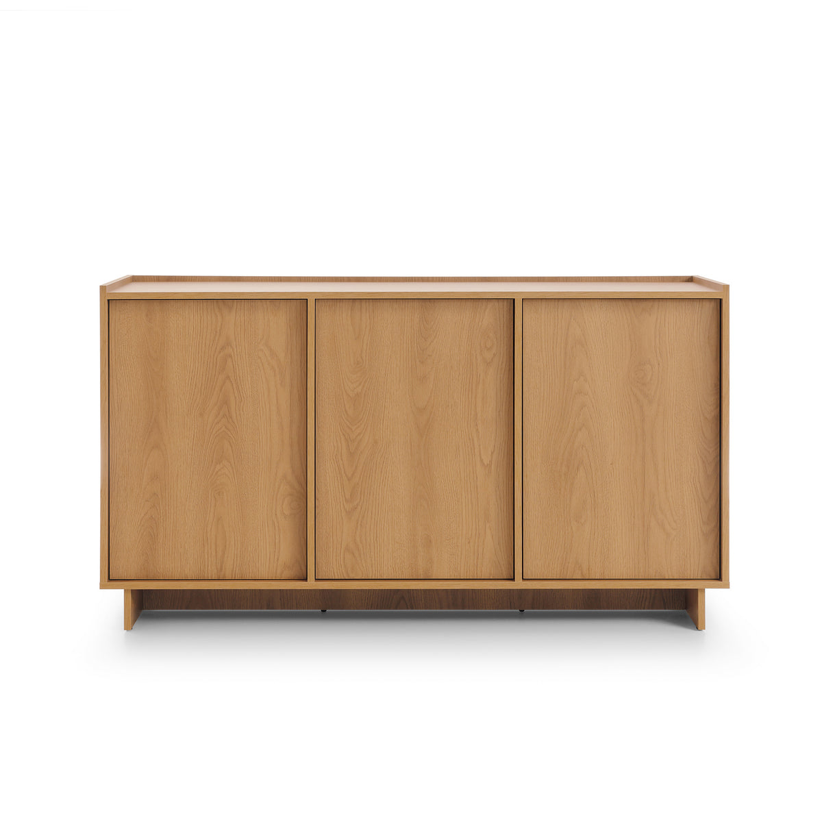 Kiyro Sideboard with Shelves 147x82, Japandi Style – front view
