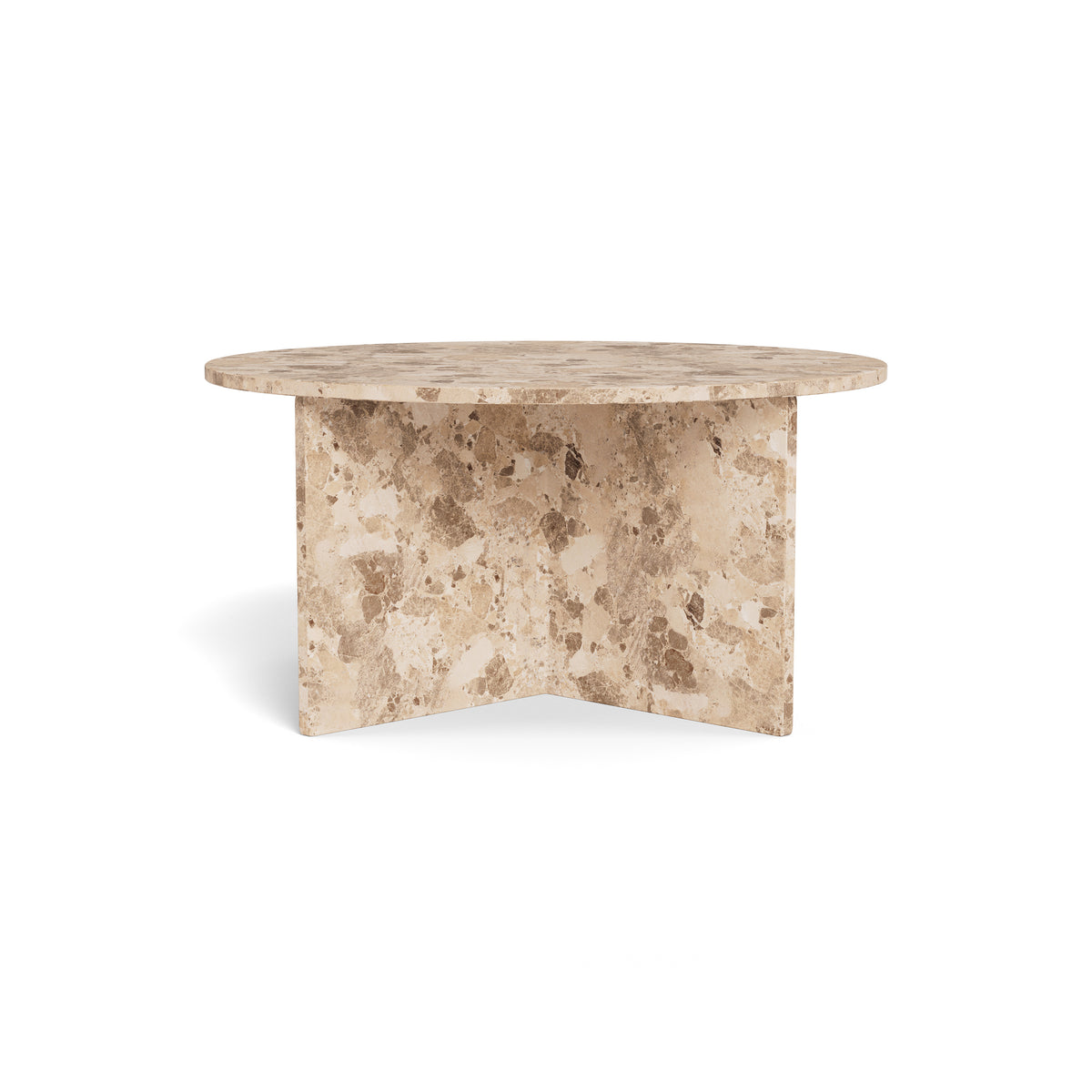 Plaris Round Coffee Table Ø90 cm, Elegant Style – side view