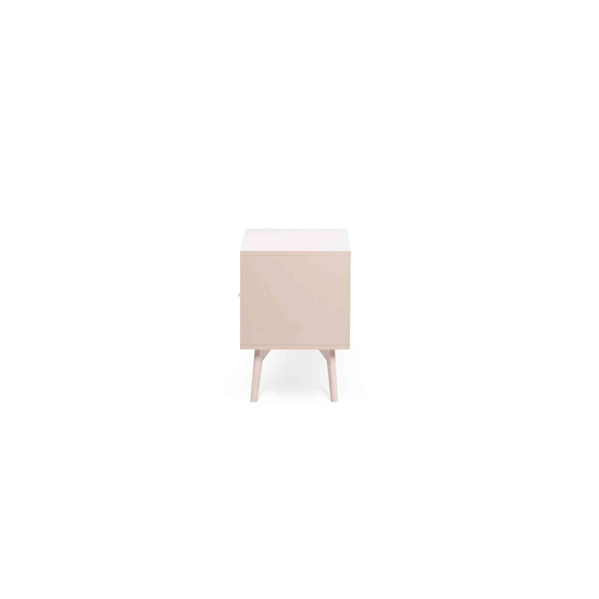 Mandala Bedside Table with Drawer and Open Shelf 54x54 cm, Boho Style – photo 6