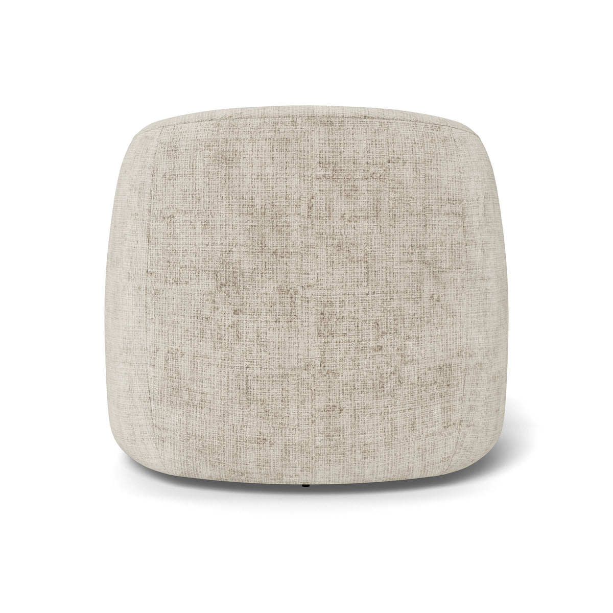 Setum Swivel Armchair with Soft Seat, Modern Style – back view