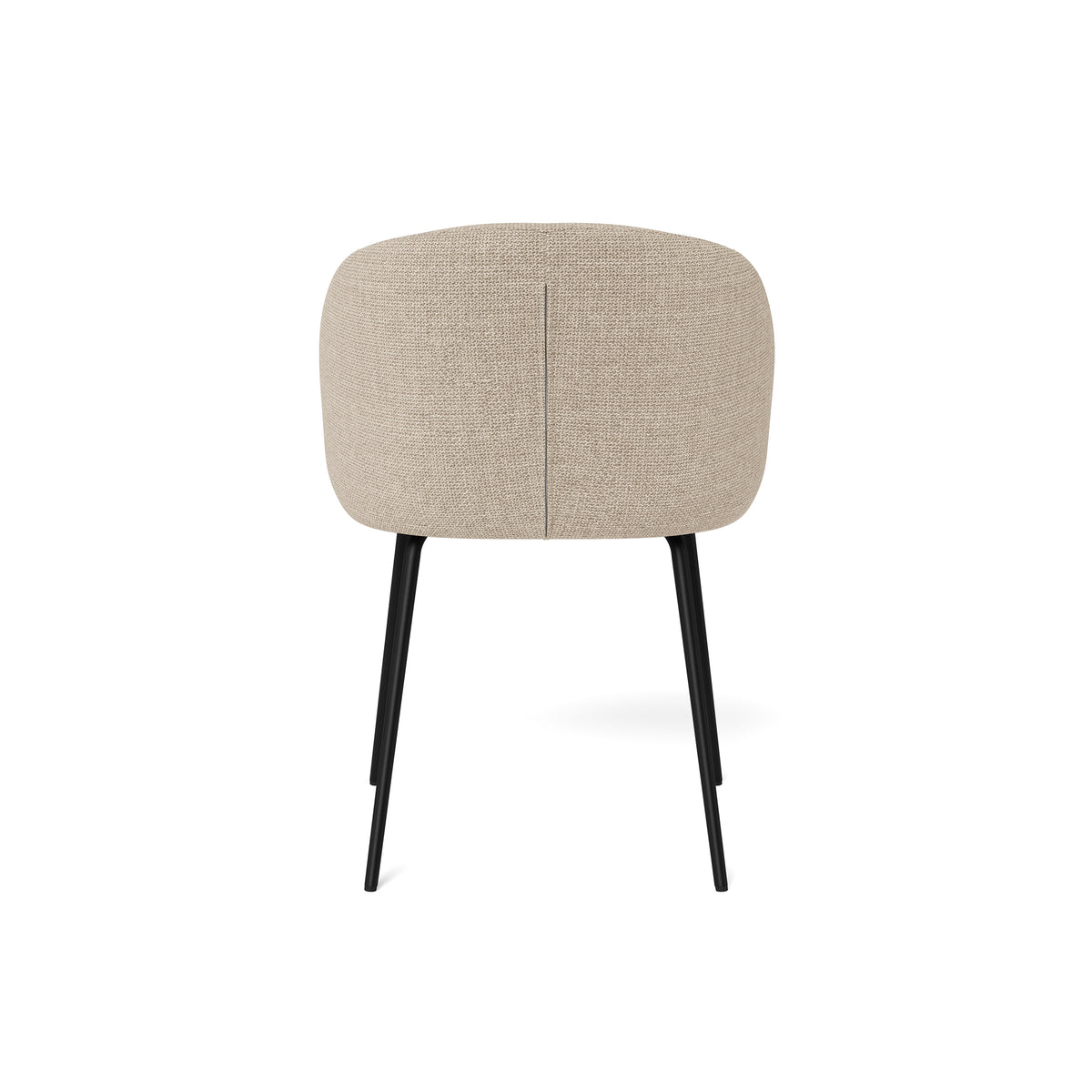 Delmo Set of Two Dining Chairs, Modern Style – back view