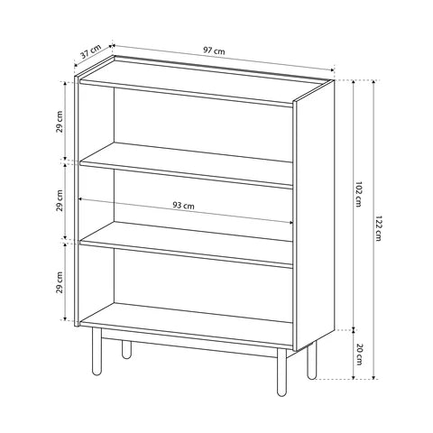 Anawa Sideboard 97x122, Scandinavian Style – photo 6