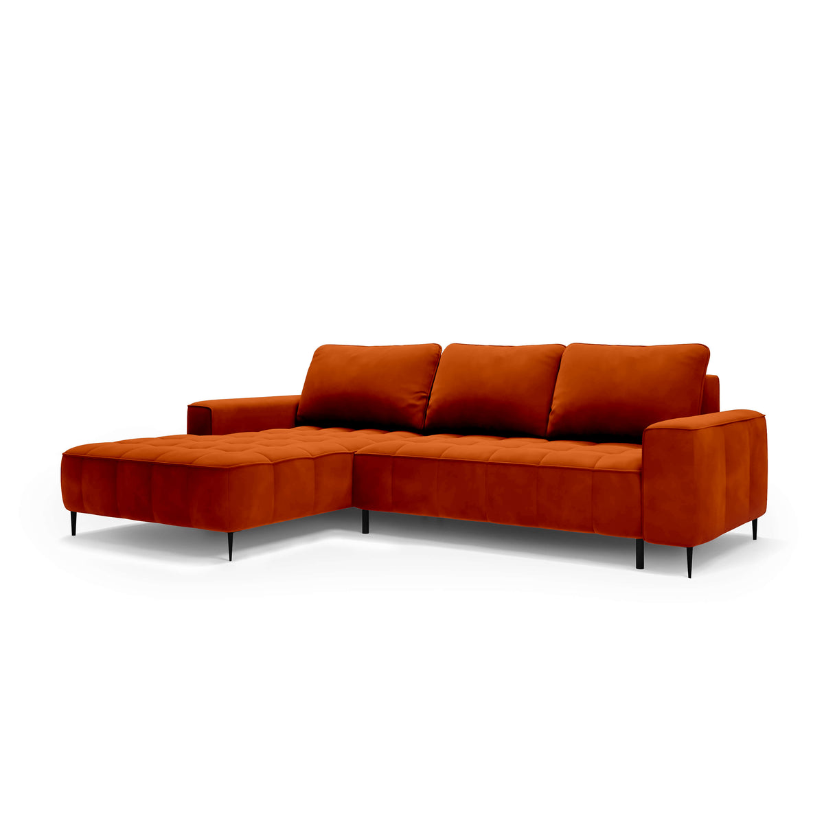 Francessco Corner Sofa with Bedding Storage 280 cm, Elegant Style – right-hand version