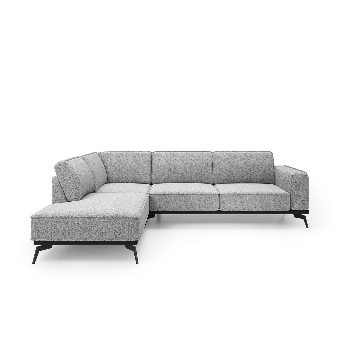 Rosalia Premium Corner Sofa 293 cm, Modern Style – front view, right-hand version