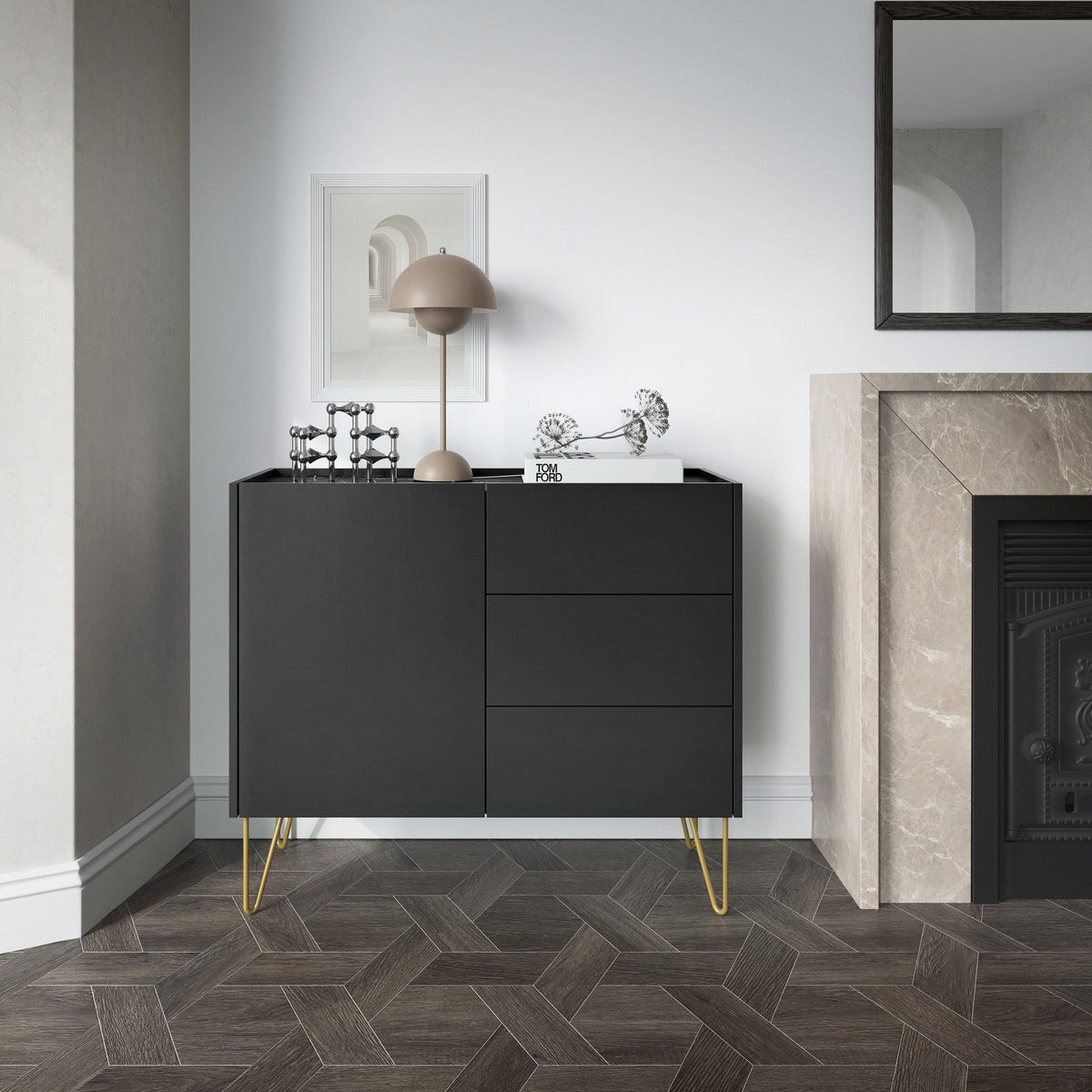Ballada Sideboard 97x83, Glamour Style – photo 2