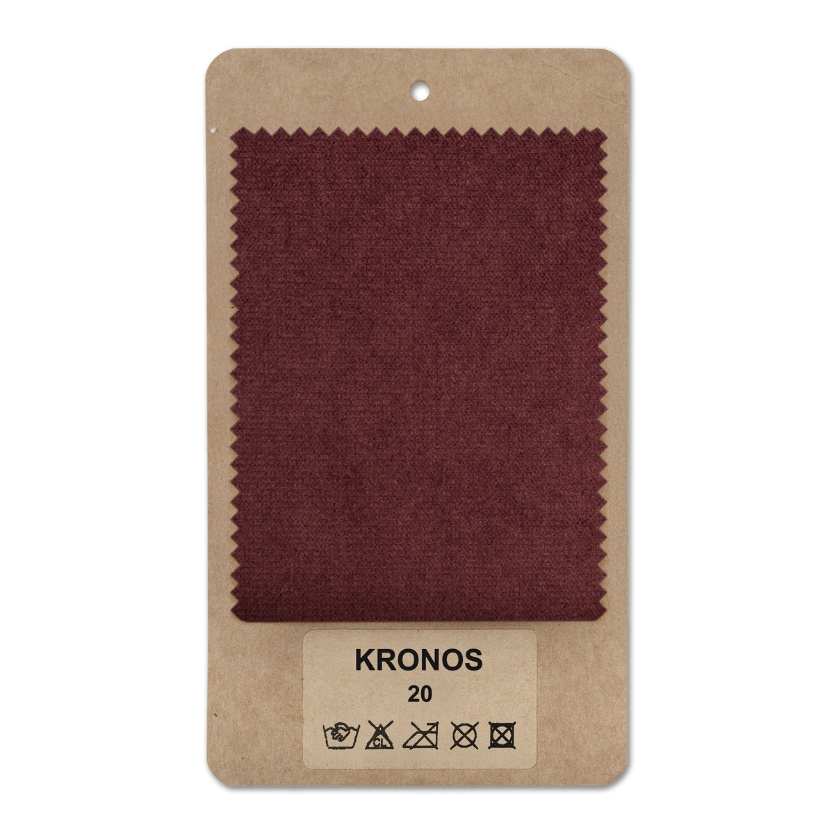 Fabric sample KRONOS Burgundy Matte (KRONOS 20)
