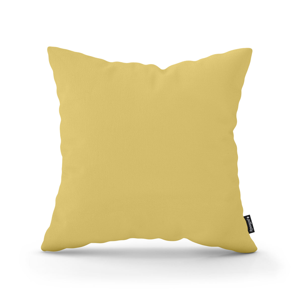 Smooth Decorative Cushion 45x45 cm, Minimalist Style – Golden Glow (KRONOS 11)