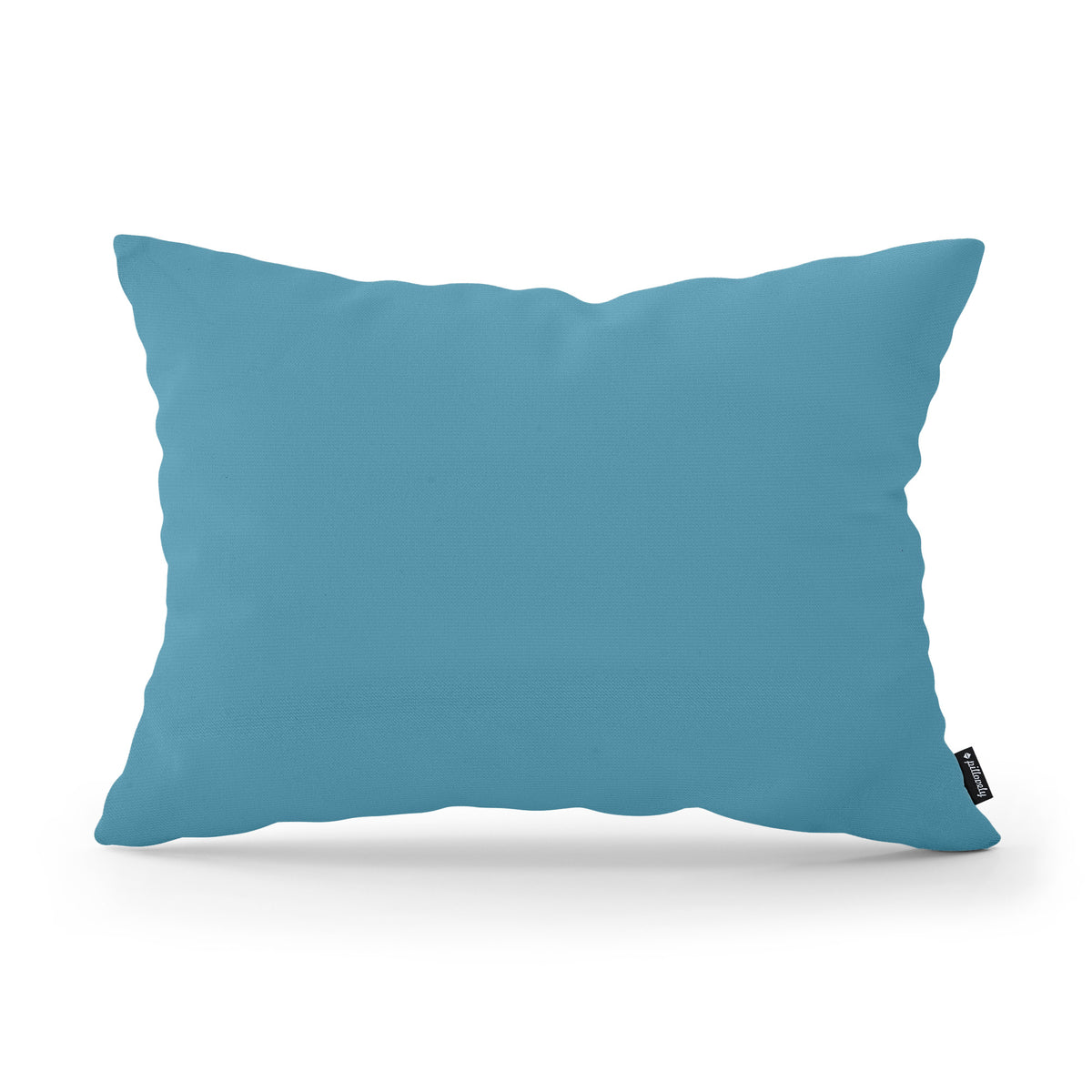 Smooth Decorative Cushion 40x55 cm, Modern and Scandinavian Style, Kronos Fabric – Atlantic Azure (KRONOS 12)