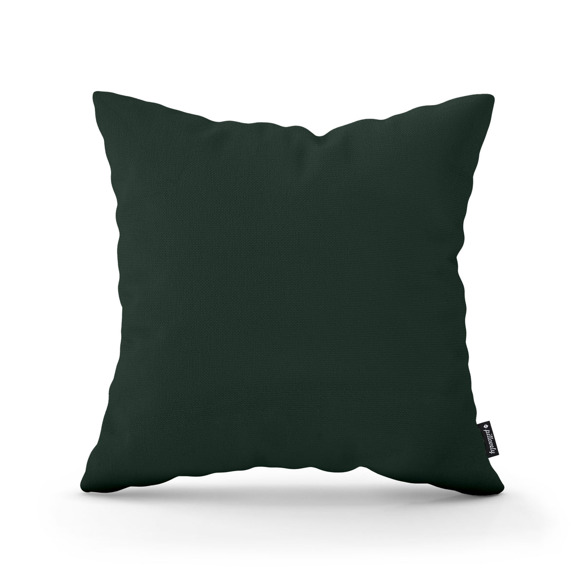 Smooth Decorative Cushion 45x45 cm, Minimalist Style – Dark Eucalyptus (KRONOS 14)