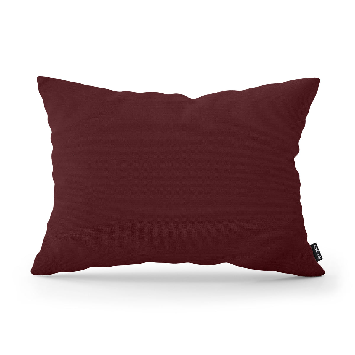 Smooth Decorative Cushion 40x55 cm, Modern and Scandinavian Style, Kronos Fabric – Burgundy Matte (KRONOS 20)