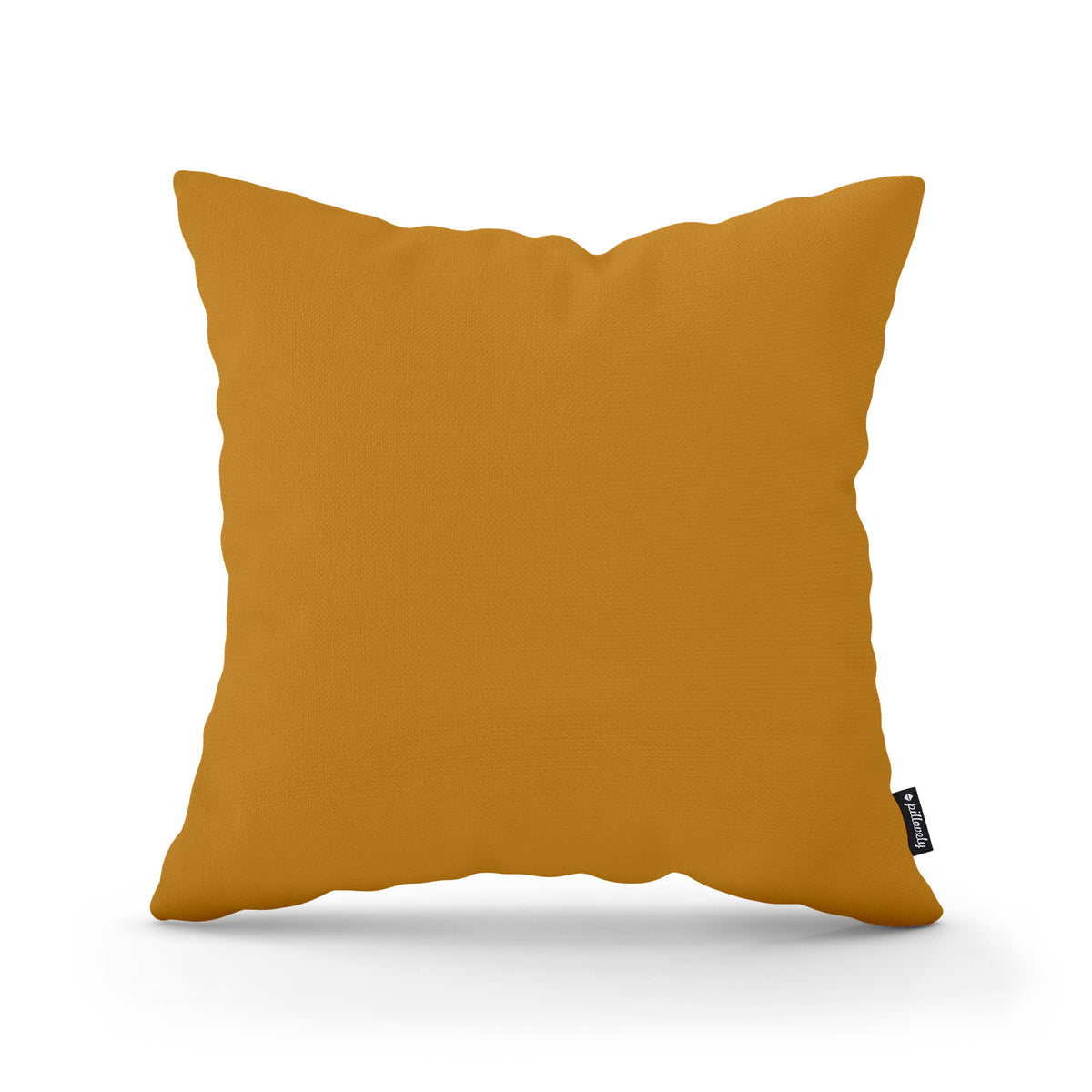 Smooth Decorative Cushion 45x45 cm, Minimalist Style – Golden Topaz (KRONOS 42)
