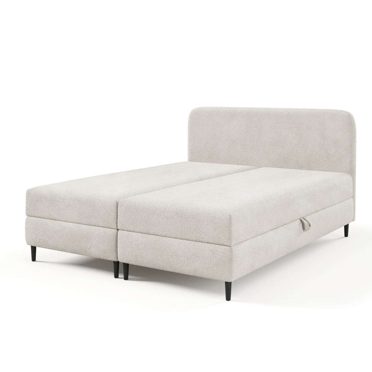 Anemon Continental Divan Bed with Storage, Modern Style – Ivory Coast (LAMBI 01), 200