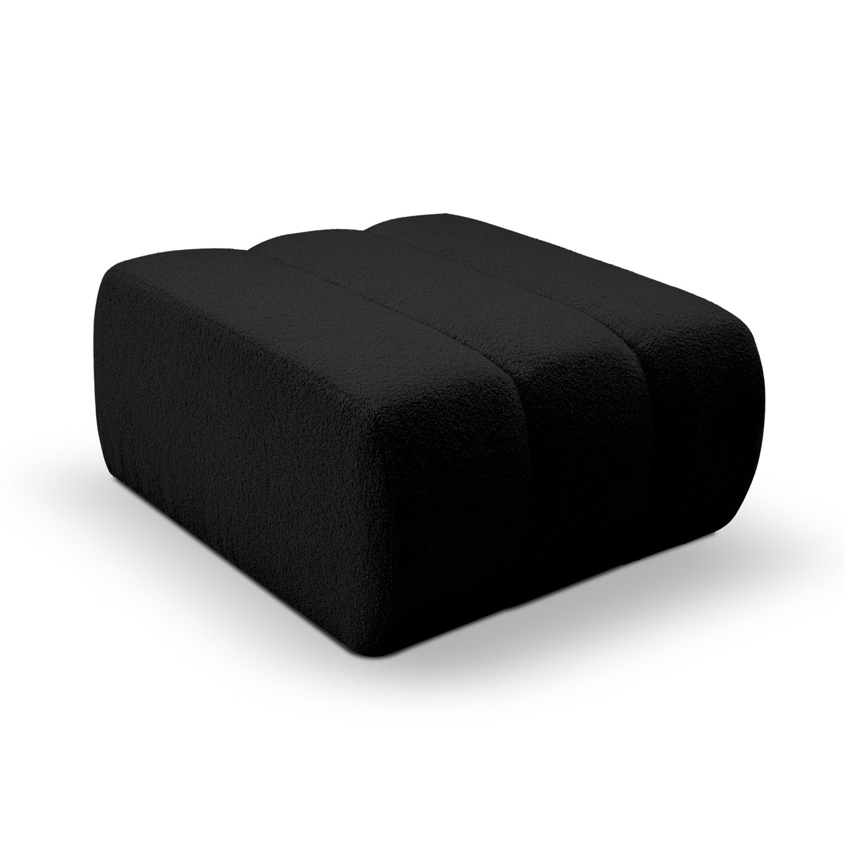Baloa Relaxation Pouffe 82x41 cm, Organic Modern Style – Onyx (LAMBI 13)