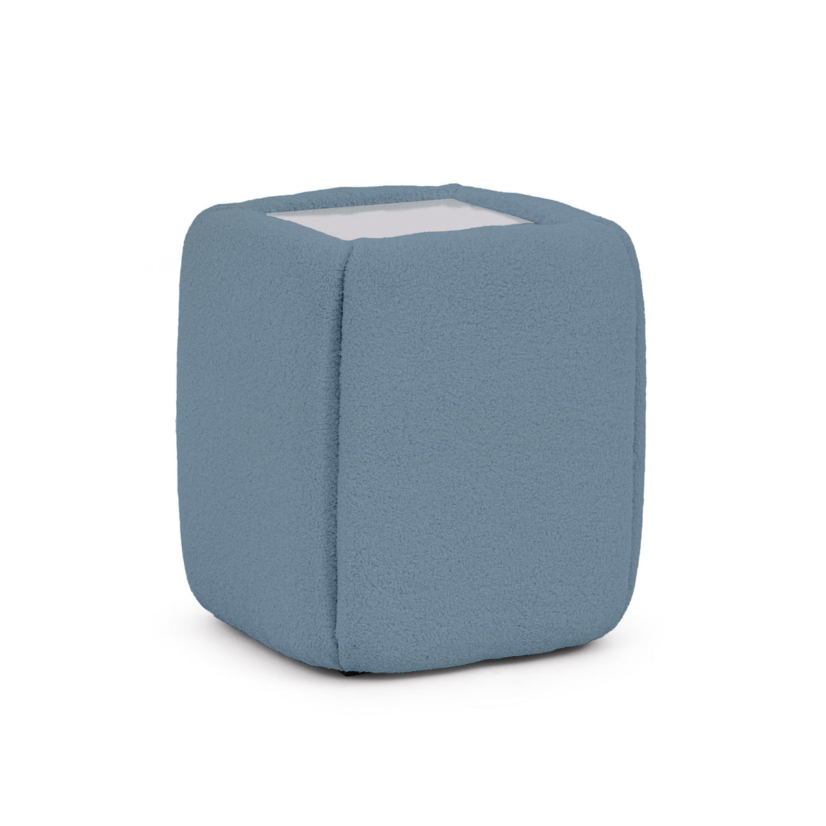 Neria Bedside Table 50x55 Without Drawers, Minimalist Style – Gray Blue Morning (LAMBI 16)