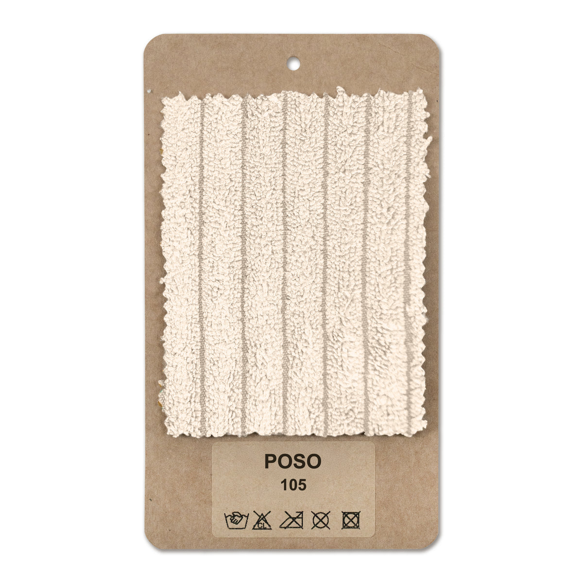 Fabric sample Corduroy Ivory (POSO 105)
