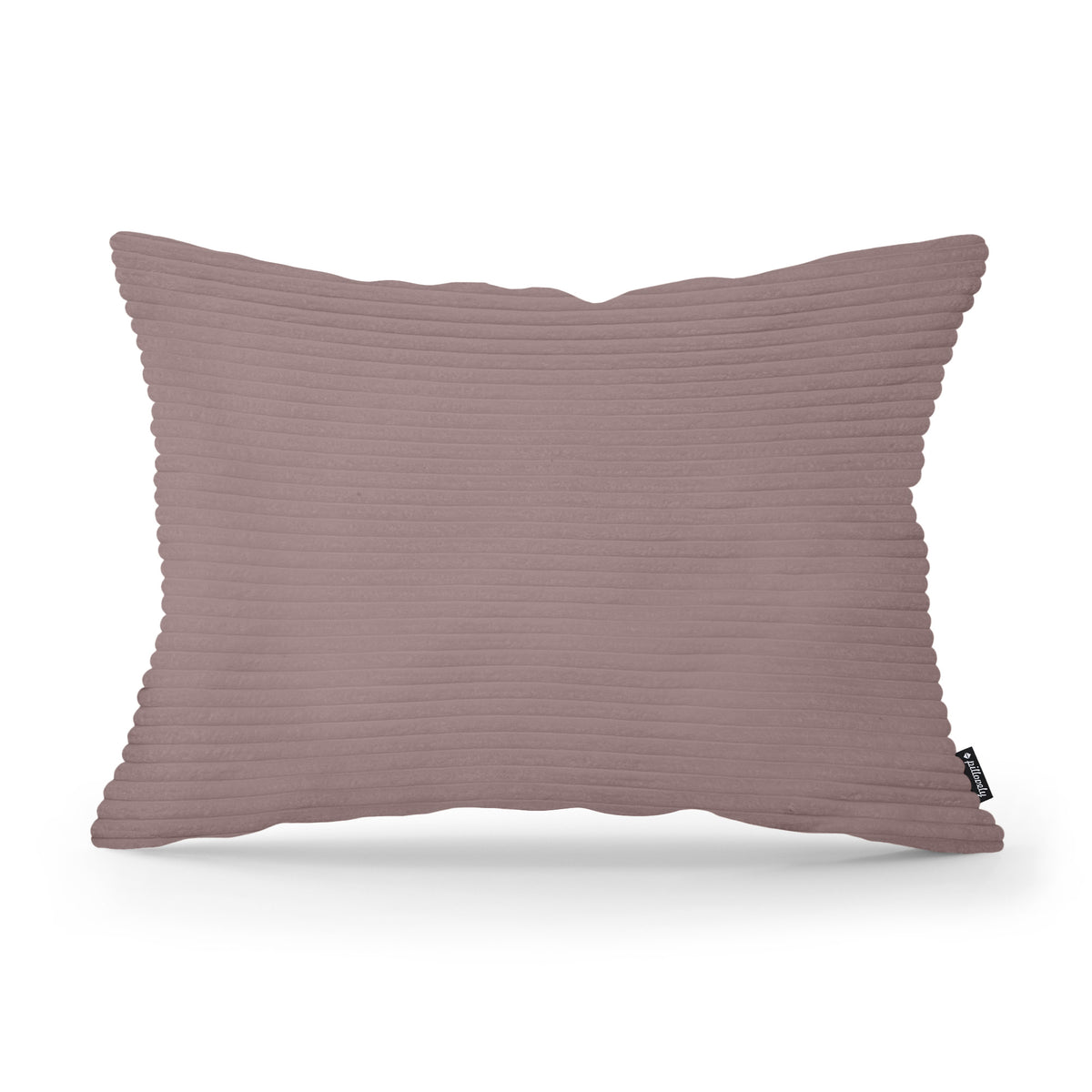 Wide Corduroy Decorative Cushion 40x55 cm, Vintage Style – Autumn Brown (POSO 27)