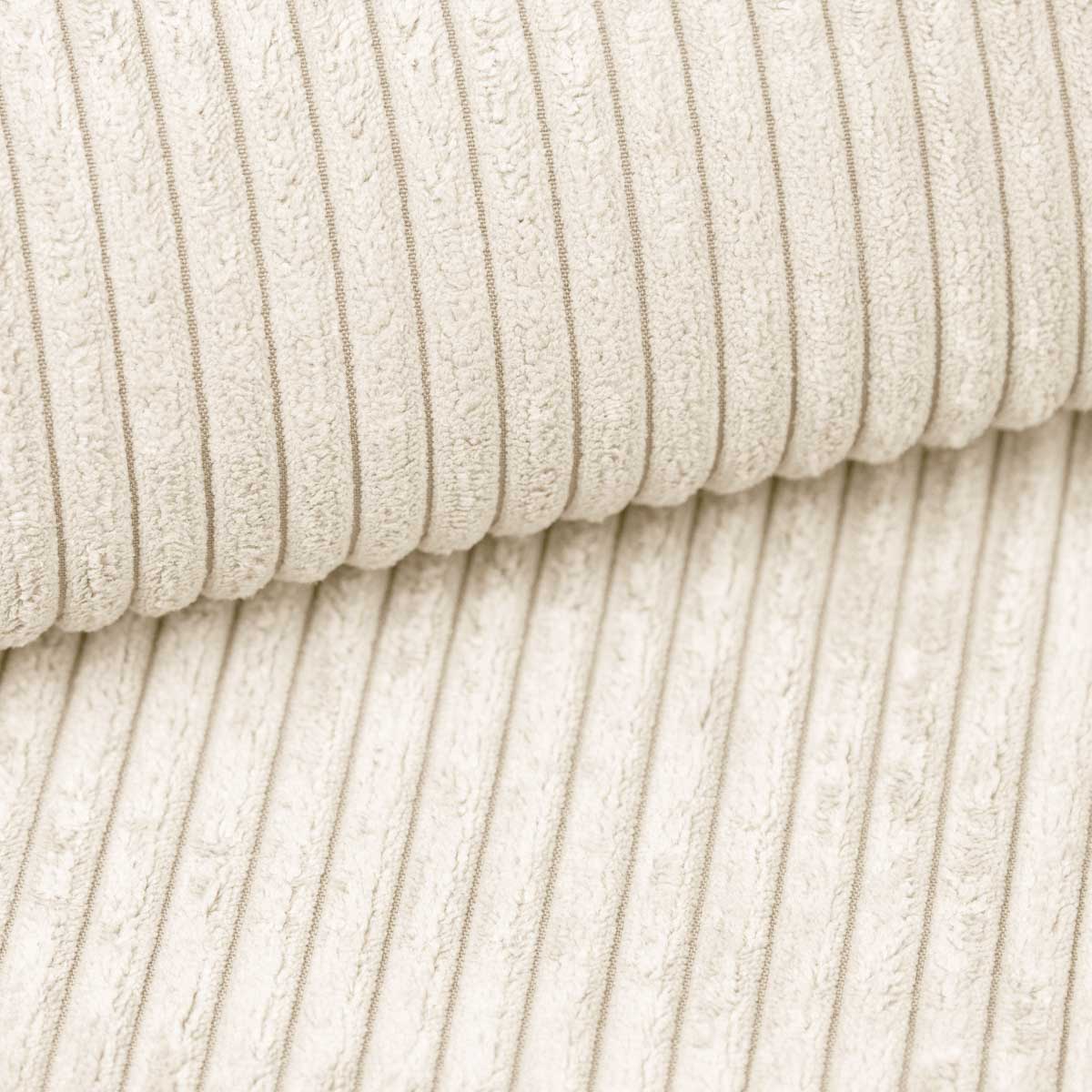Fabric sample Corduroy Porcelain Beige (POSO 38)