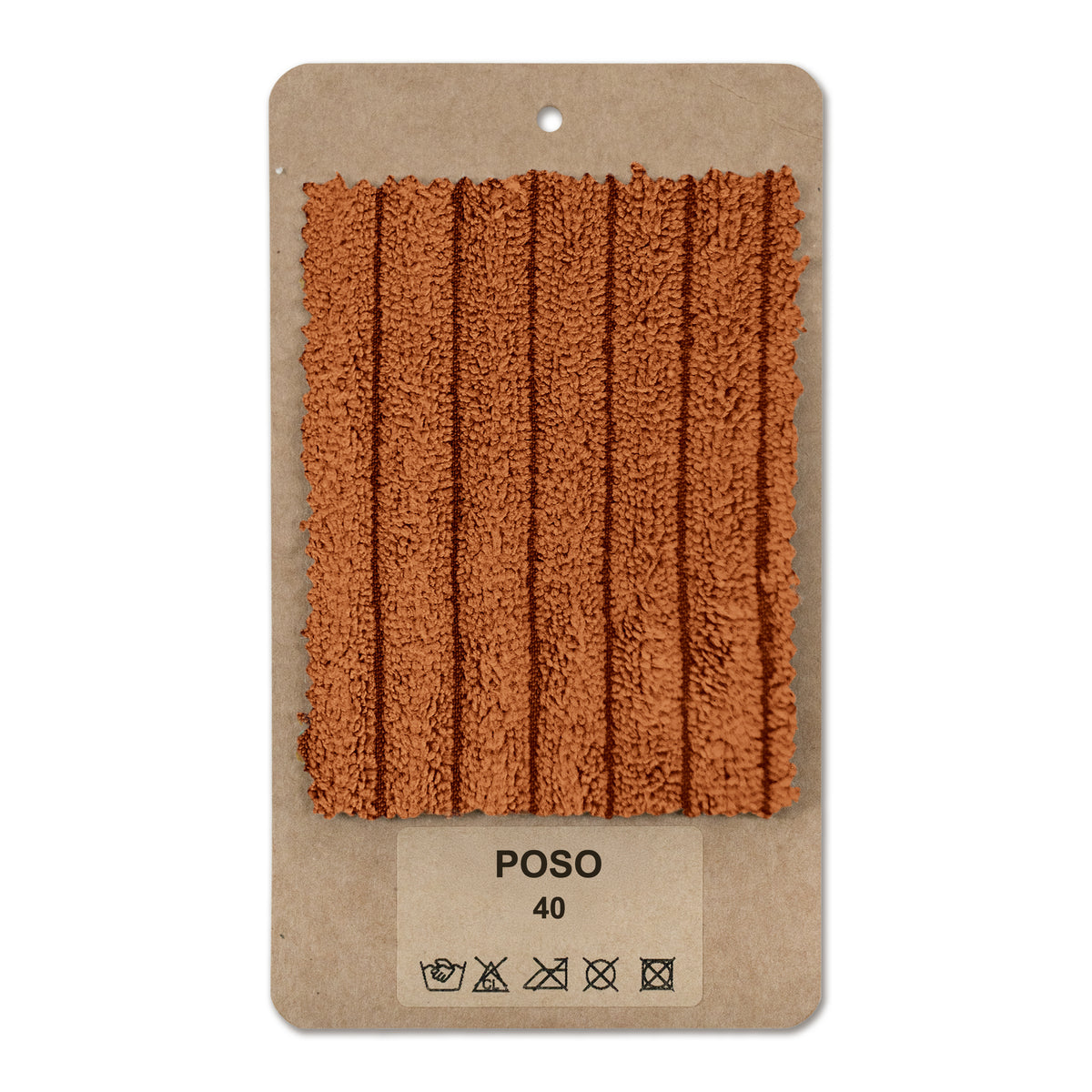 Fabric sample Corduroy Mahogany (POSO 40)