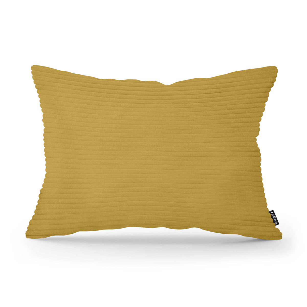 Wide Corduroy Decorative Cushion 40x55 cm, Vintage Style – Honey Oak (POSO 43)