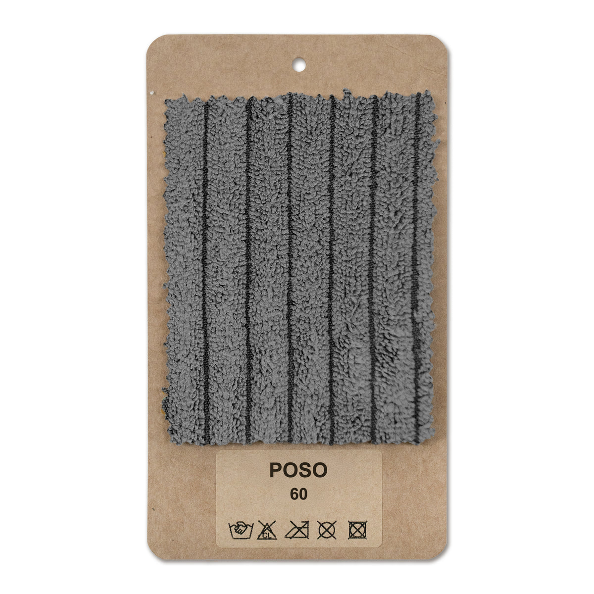 Fabric sample Corduroy Graphite Moss (POSO 60)