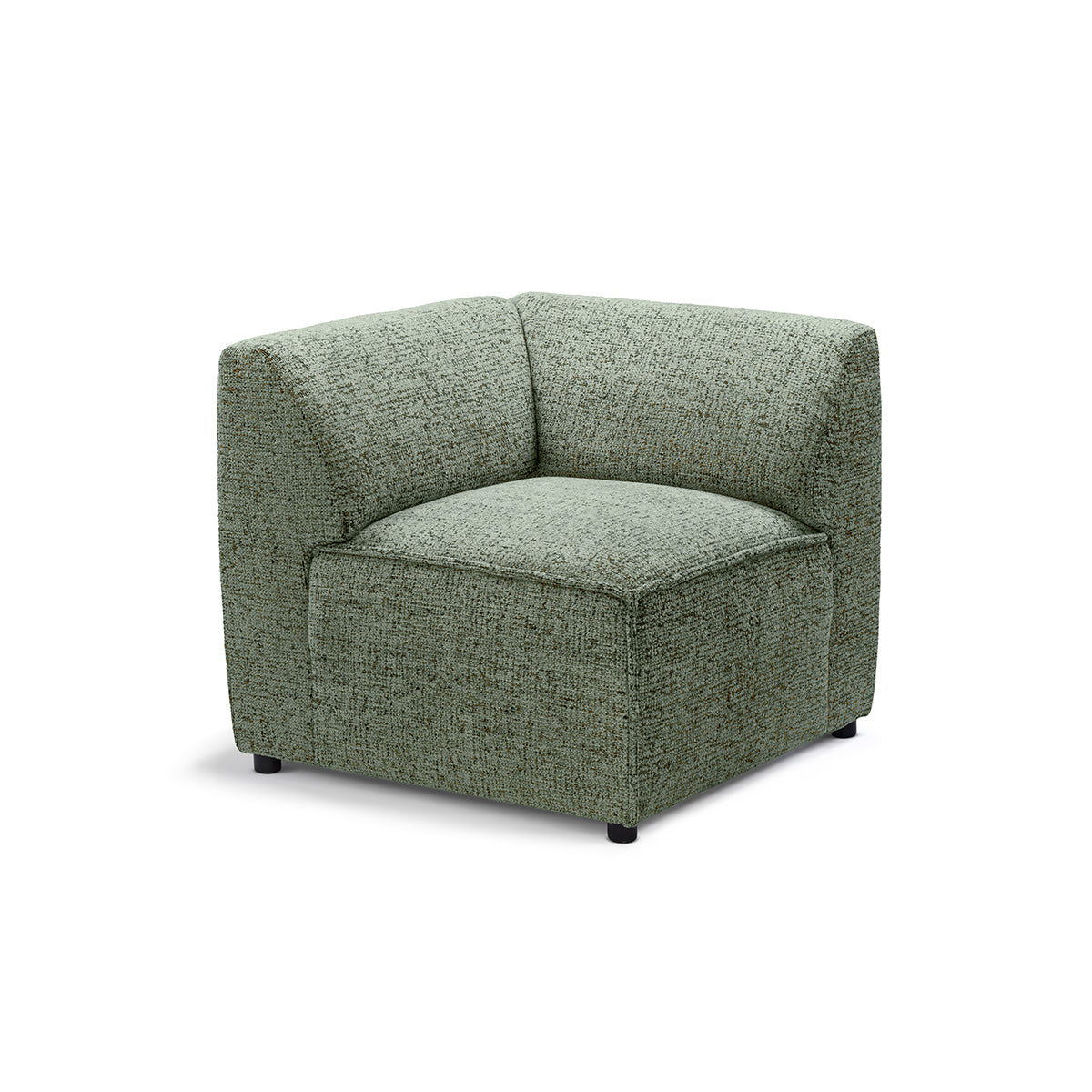BRICK Modular Sofa Module M Right – Muted Olive (BELLA 85)