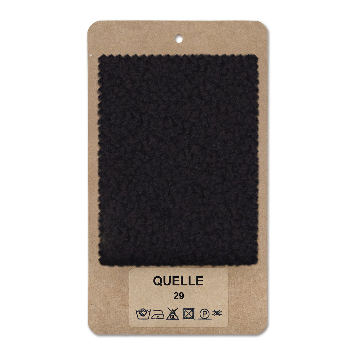 Fabric sample QUELLE Vinyl Darkness (QUELLE 29)