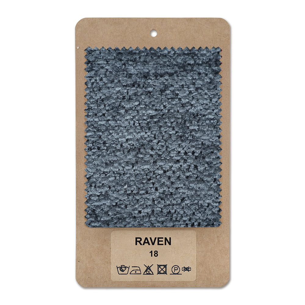 Fabric sample RAVEN Night Black (RAVEN 18)