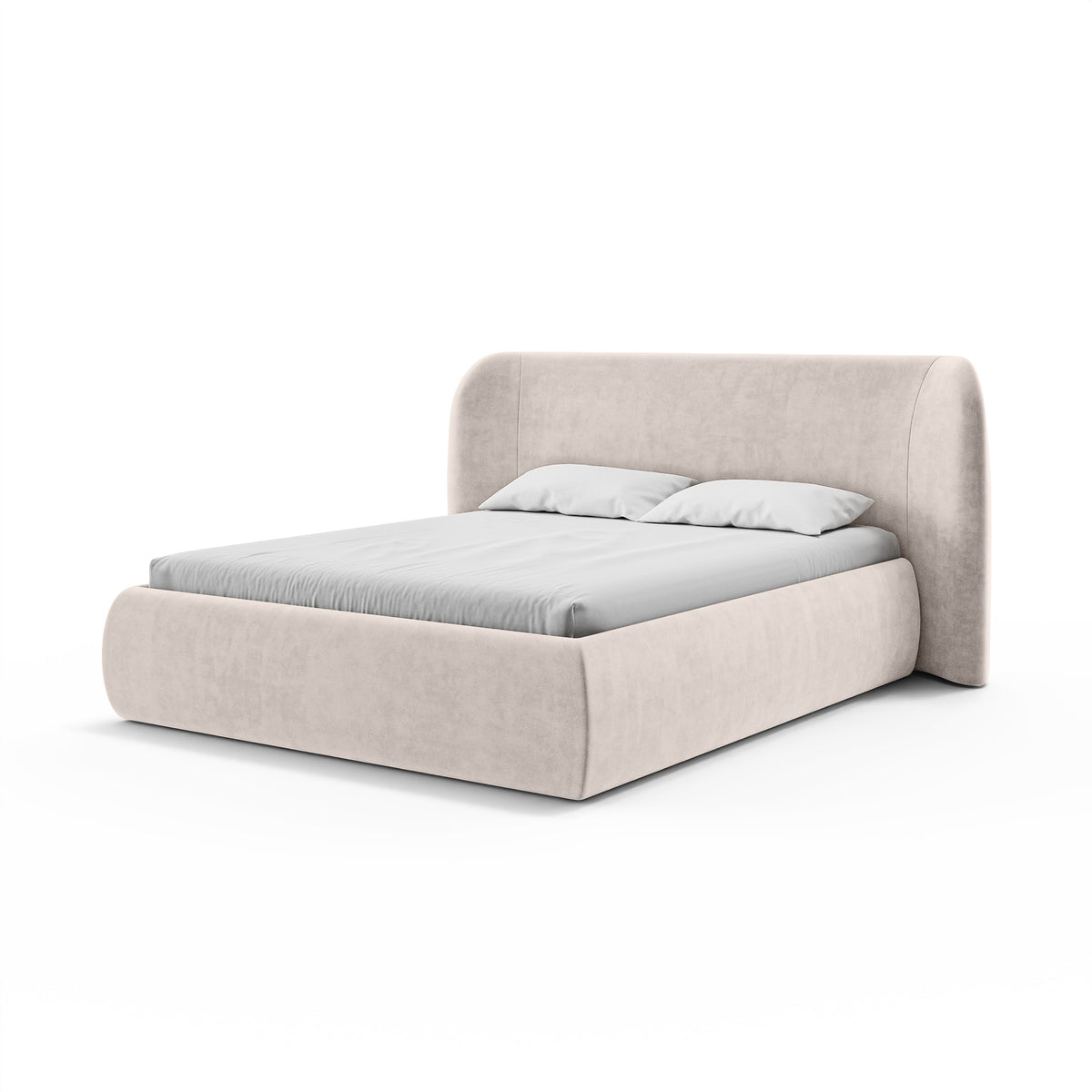 Frasspo Upholstered Ottoman Bed with Storage, Modern Soft Style – photo 16