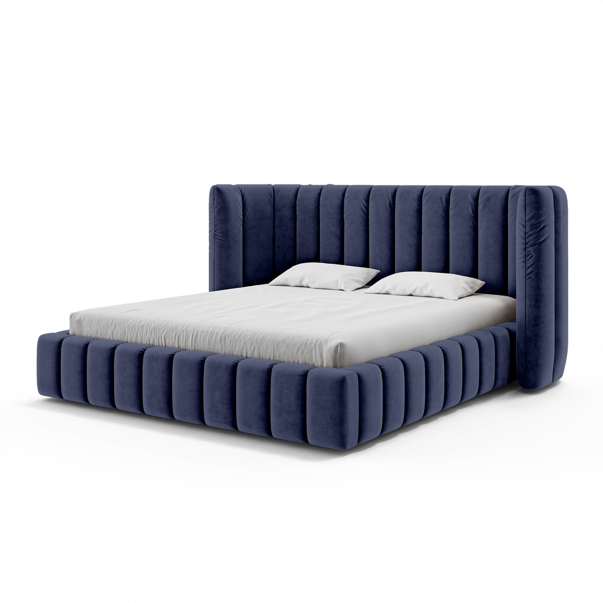 Gianda Upholstered Ottoman Bed with Vertical Tufting and Storage, Modern Soft Style – photo 10
