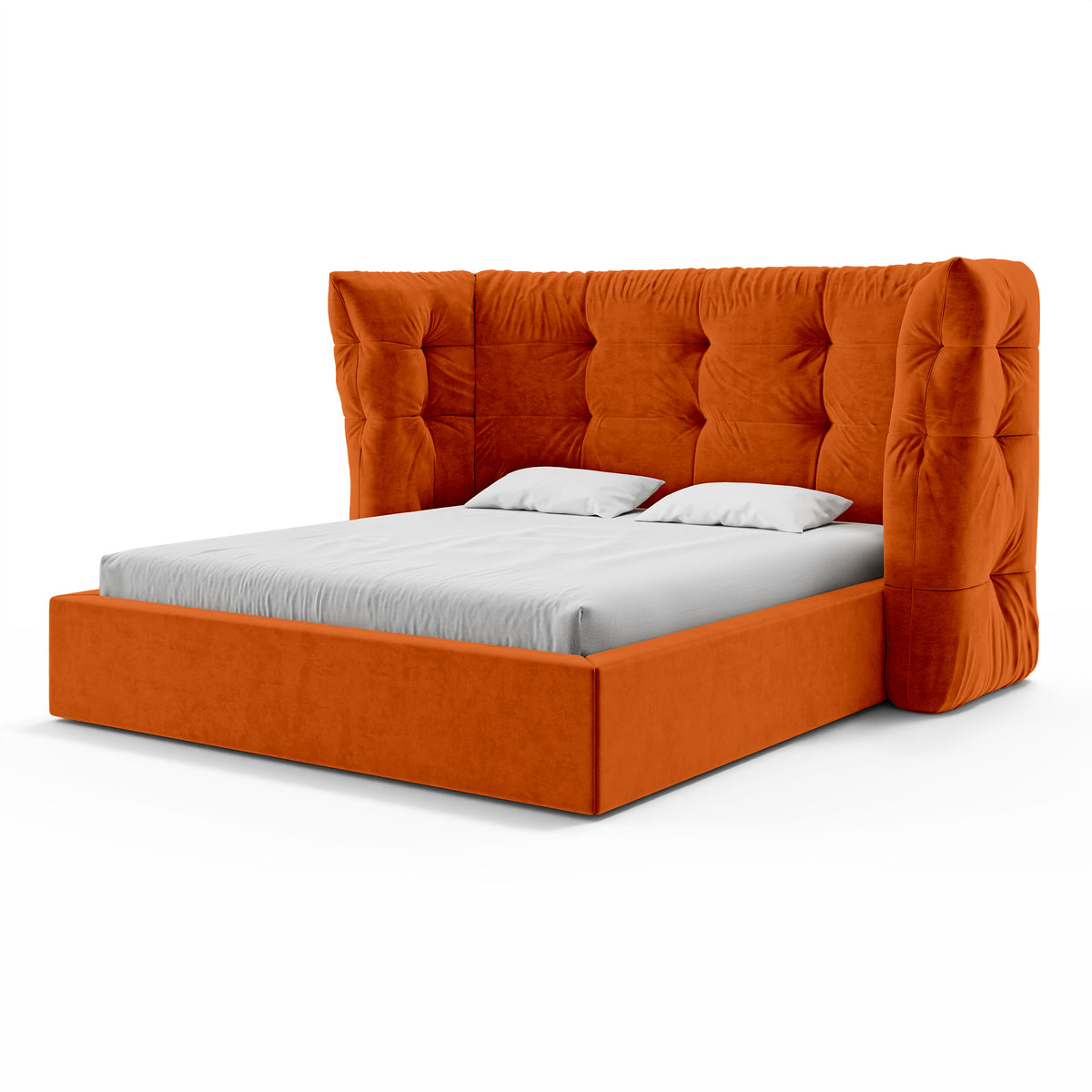 Diara Tufted Upholstered Ottoman Bed with Storage, Glamour Style – photo 14