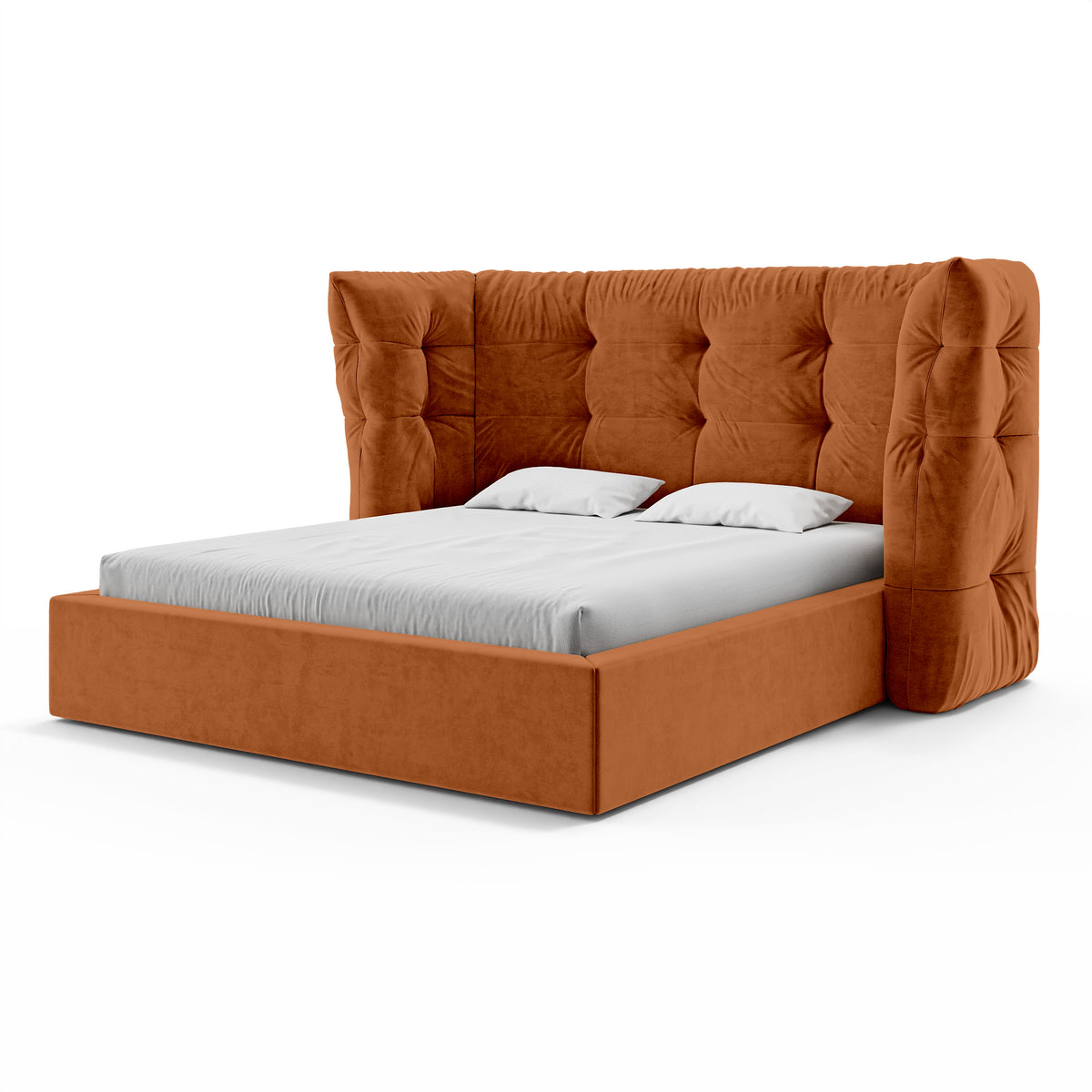 Diara Tufted Upholstered Ottoman Bed with Storage, Glamour Style – photo 15