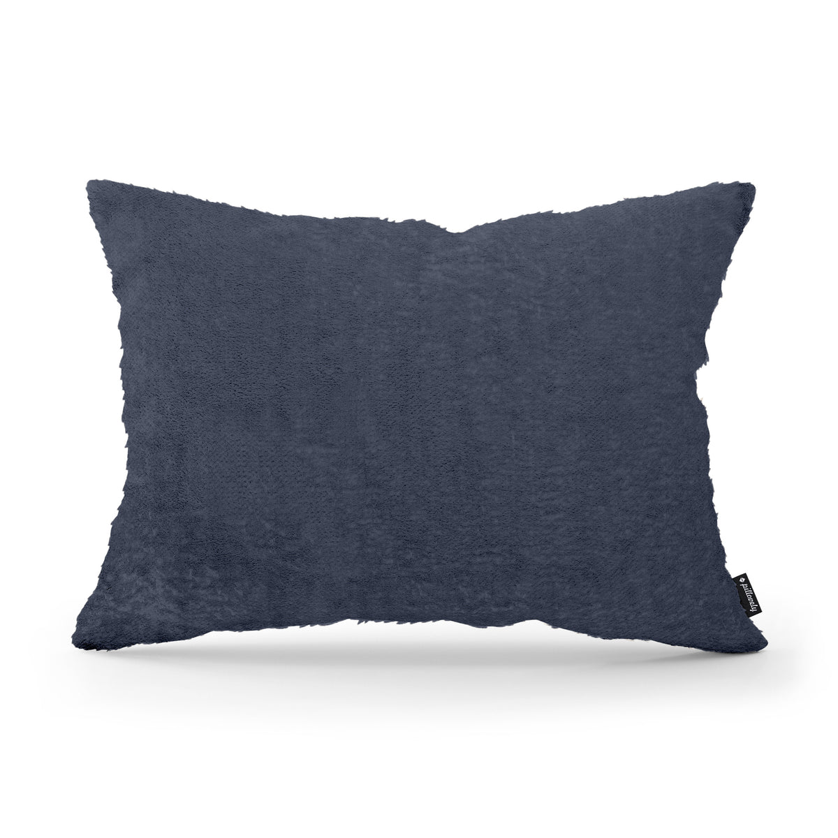 Plush Decorative Cushion 40x55 cm, Glamour Style – Ink Graphite (SORRISO 01)
