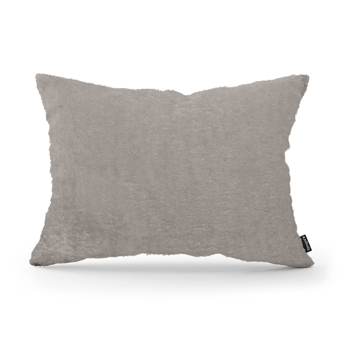 Plush Decorative Cushion 40x55 cm, Glamour Style – Sand Gray (SORRISO 05)