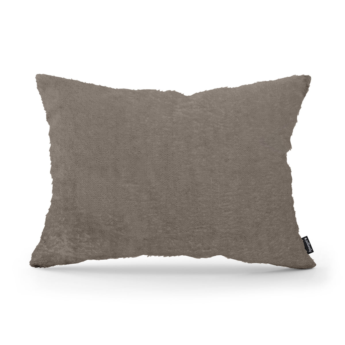 Plush Decorative Cushion 40x55 cm, Glamour Style – Brown Taupe (SORRISO 18)