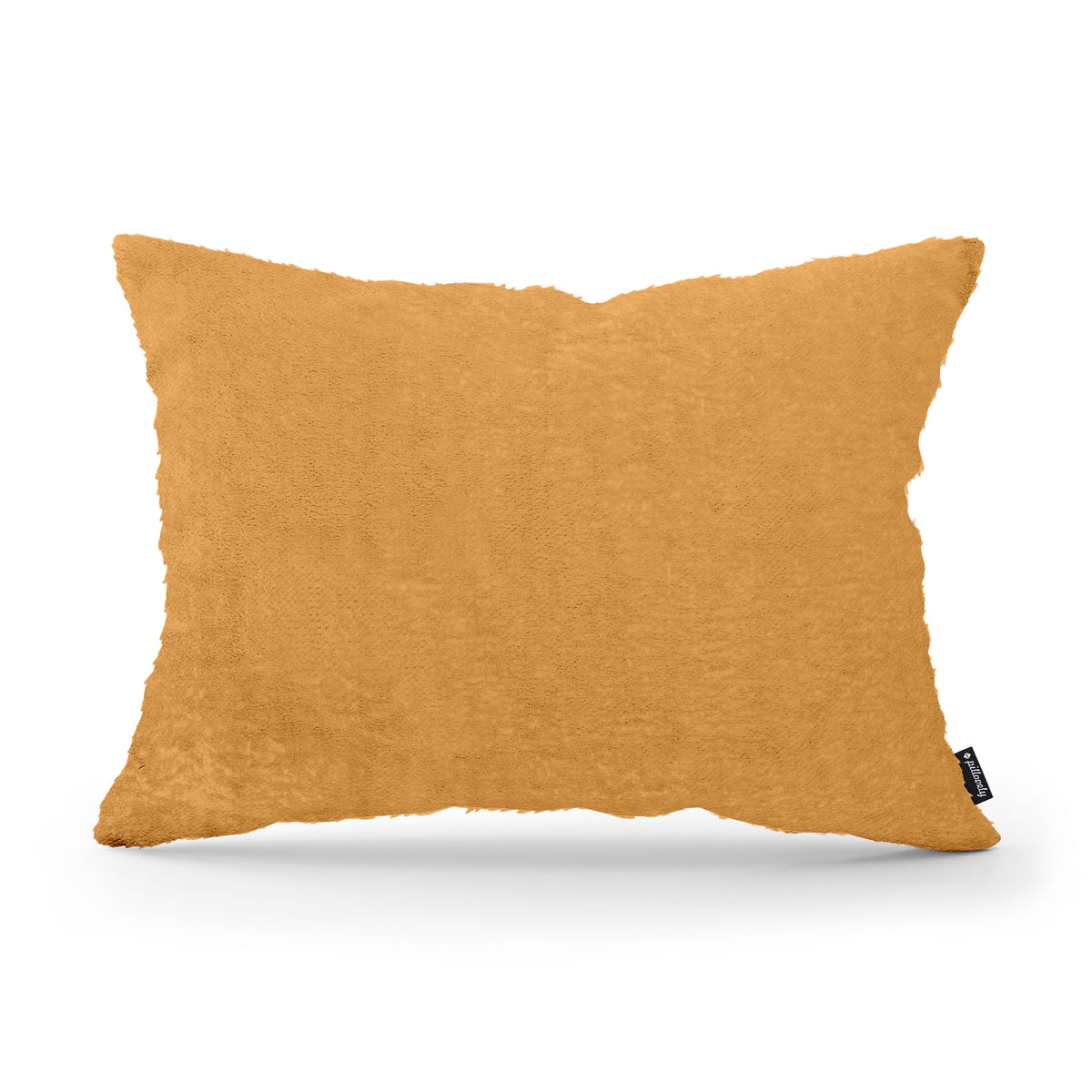 Plush Decorative Cushion 40x55 cm, Glamour Style – Honey Ochre (SORRISO 22)