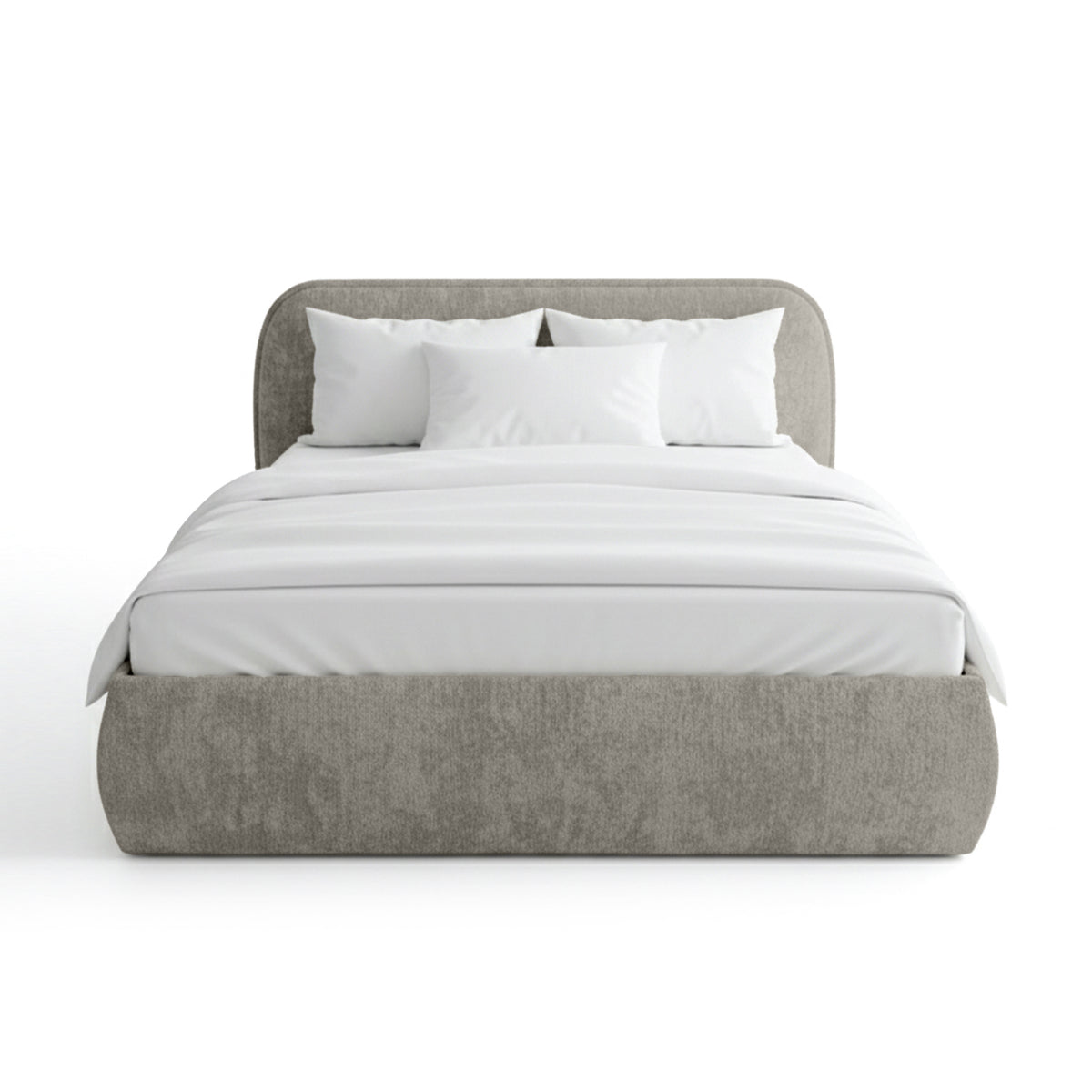 Eterial Upholstered Ottoman Bed with Storage, Soft Modern Style – photo 7