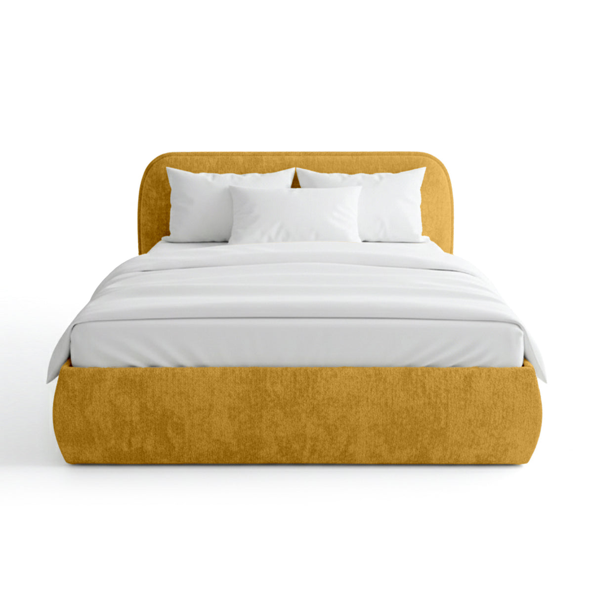 Eterial Upholstered Ottoman Bed with Storage, Soft Modern Style – photo 17