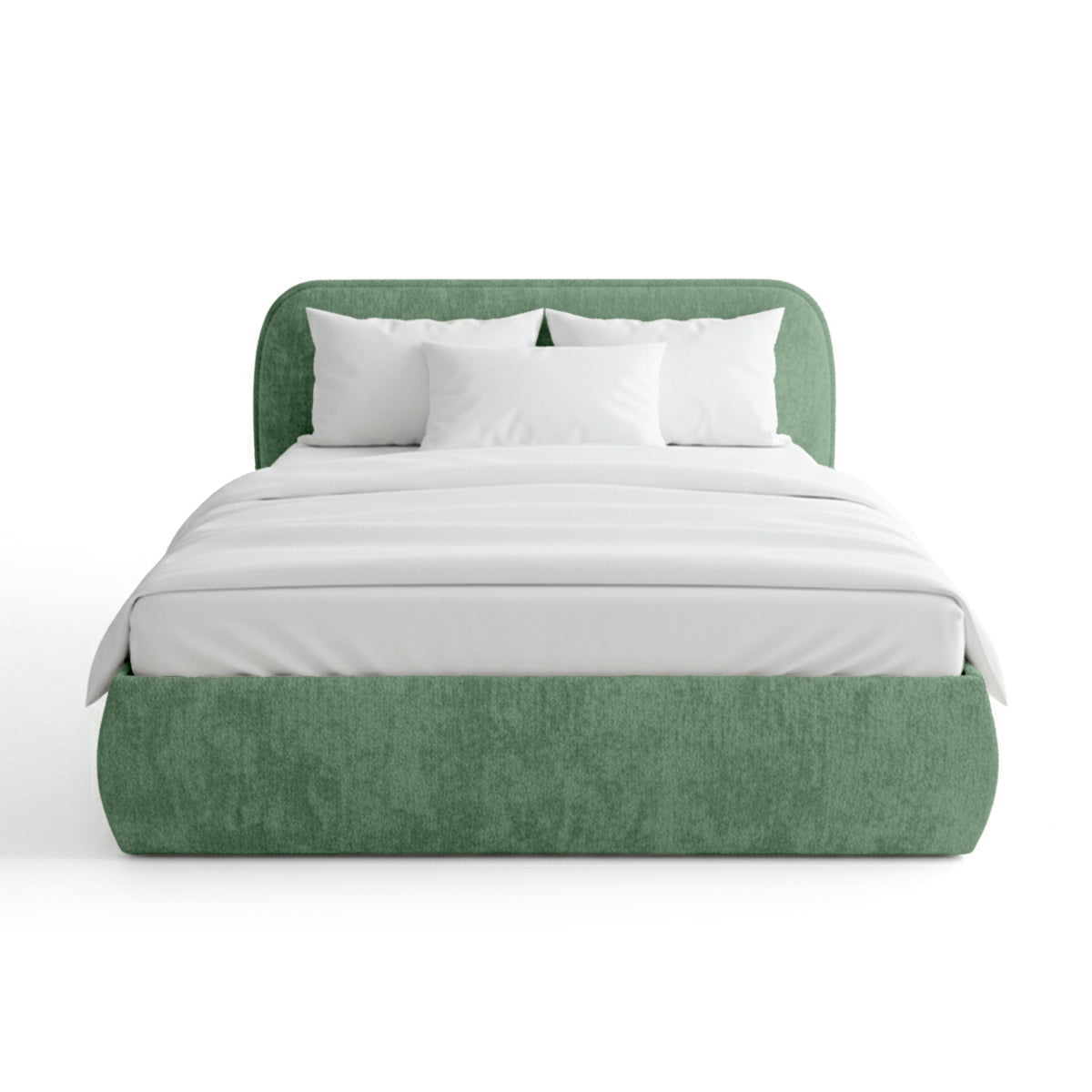 Eterial Upholstered Ottoman Bed with Storage, Soft Modern Style – photo 21