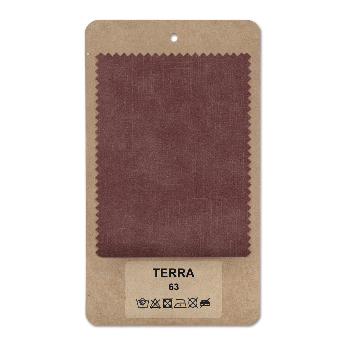 Fabric sample TERRA Rust Plum (TERRA 63)