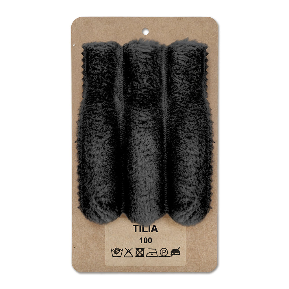 Fabric sample TILIA Charcoal Velvet (TILIA 100)