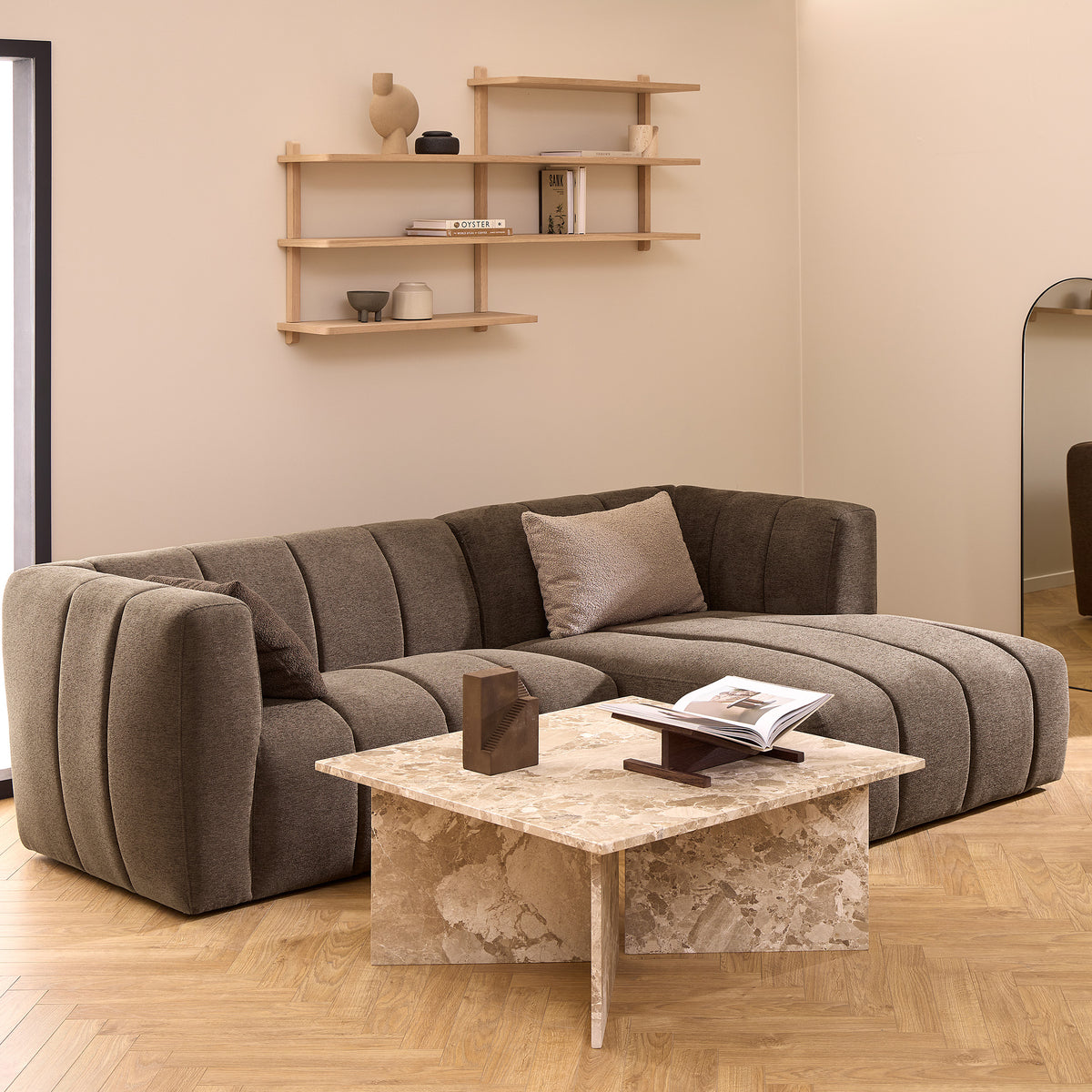 Plaris Coffee Table 90x42 cm, Elegant Style – in a room setting