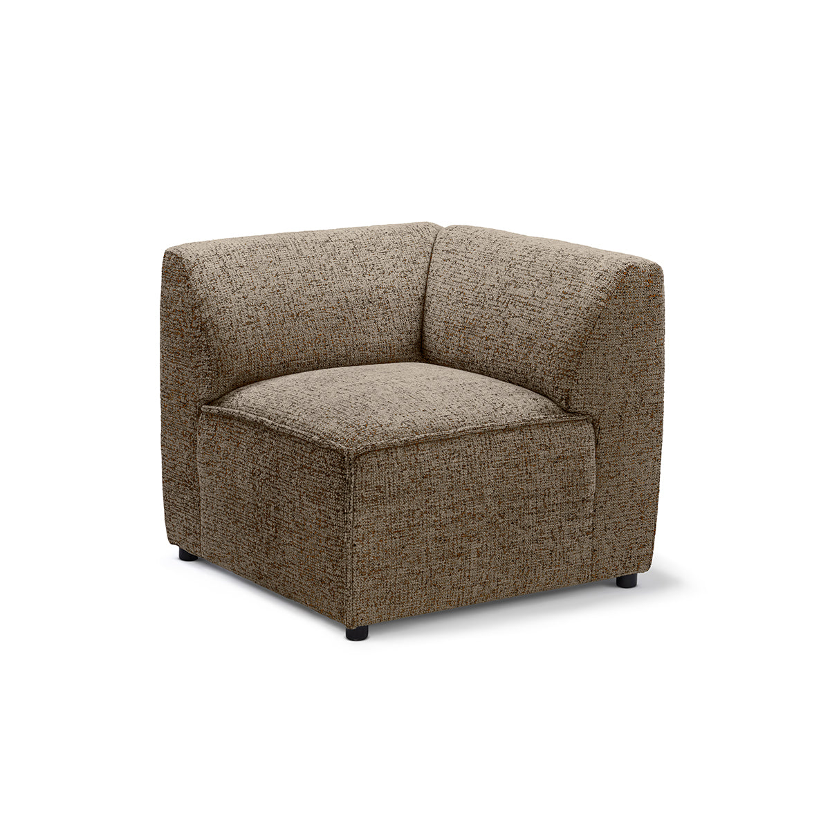 BRICK Modular Sofa Module M Left – Brown Stone (BELLA 10)